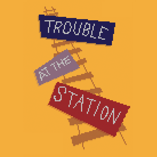 Trouble at the Station thumbnail with train tracks